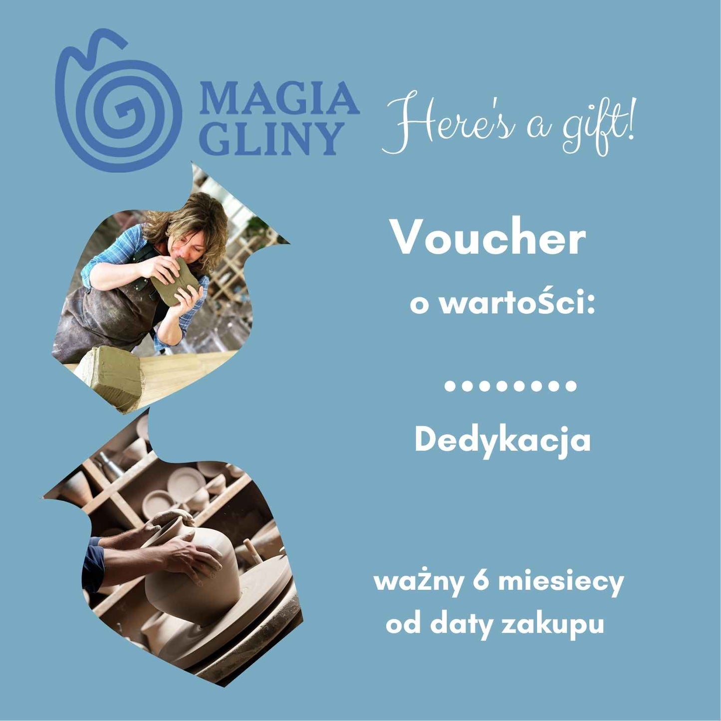 The perfect gift, a gift voucher for a ceramics workshop