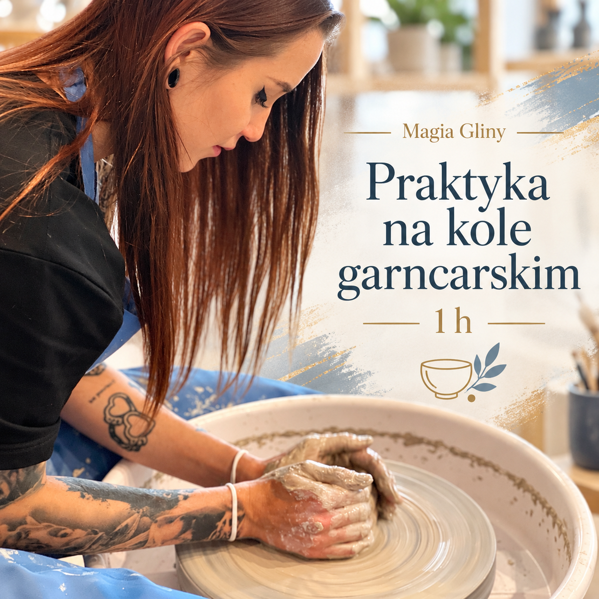 Praktyka na kole  garncarskim 1h |Magia Gliny